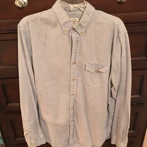 Jcrew light blue button down shirt, size L